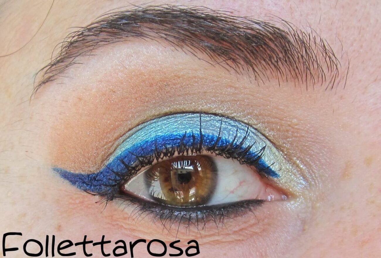 trucco eyeliner colorato