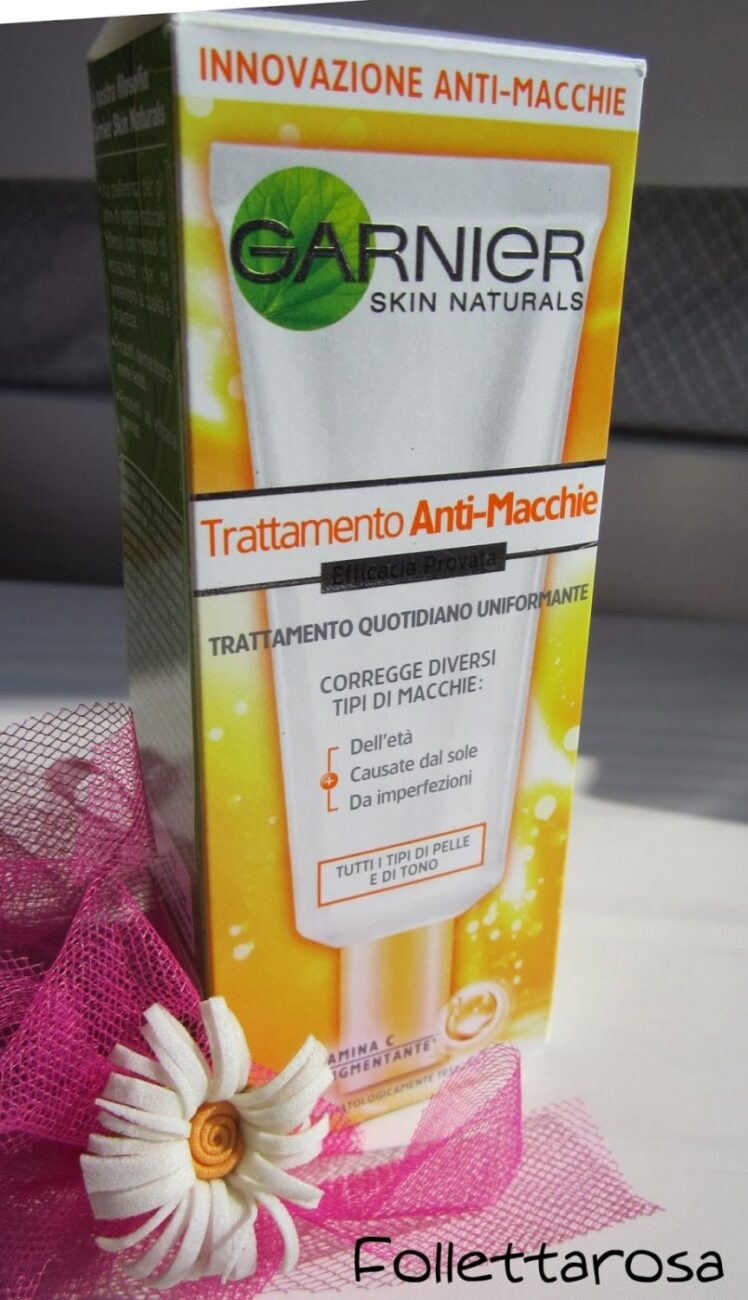 crema schiarente garnier recensione