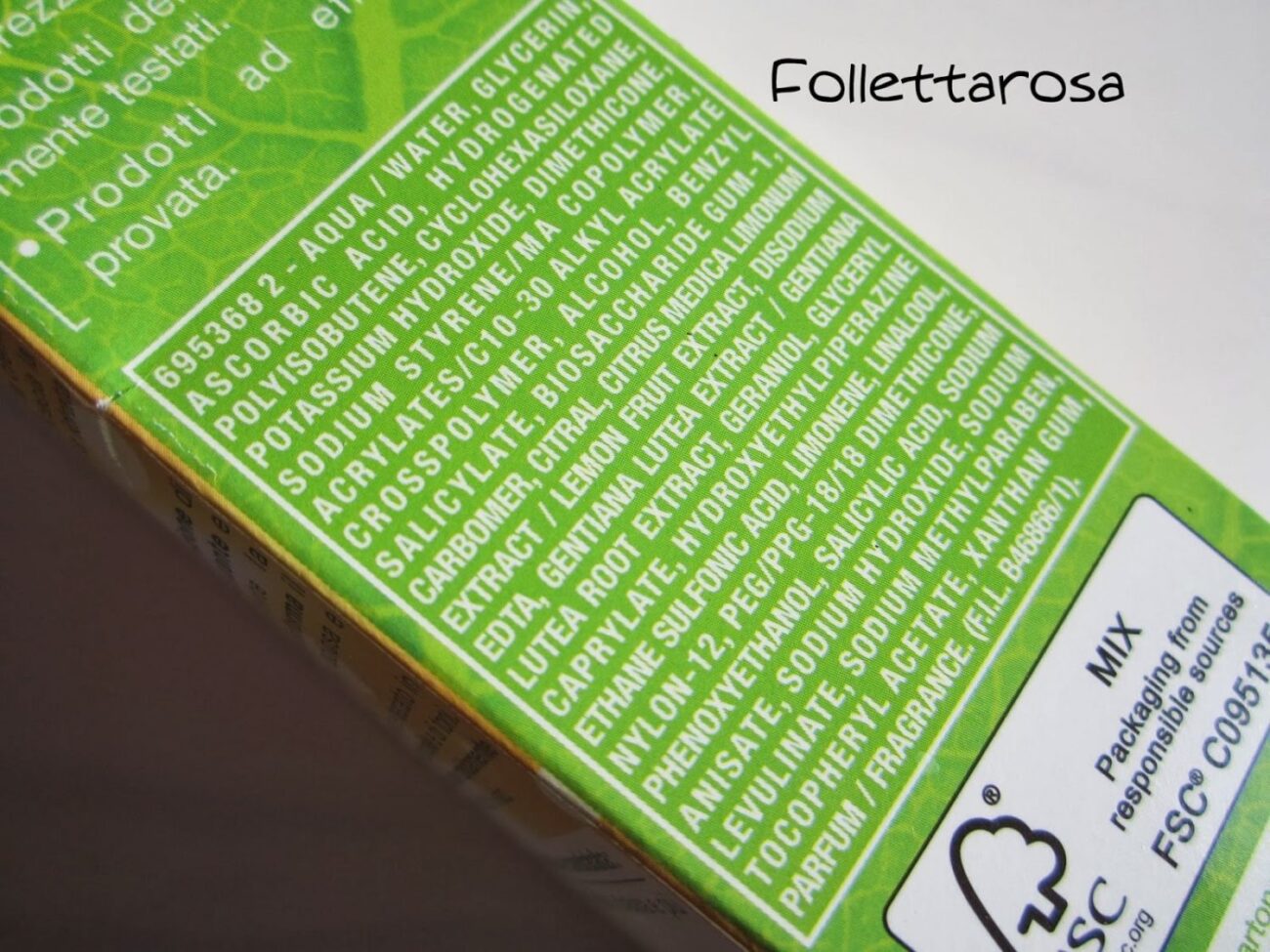 inci trattamento anti macchie garnier