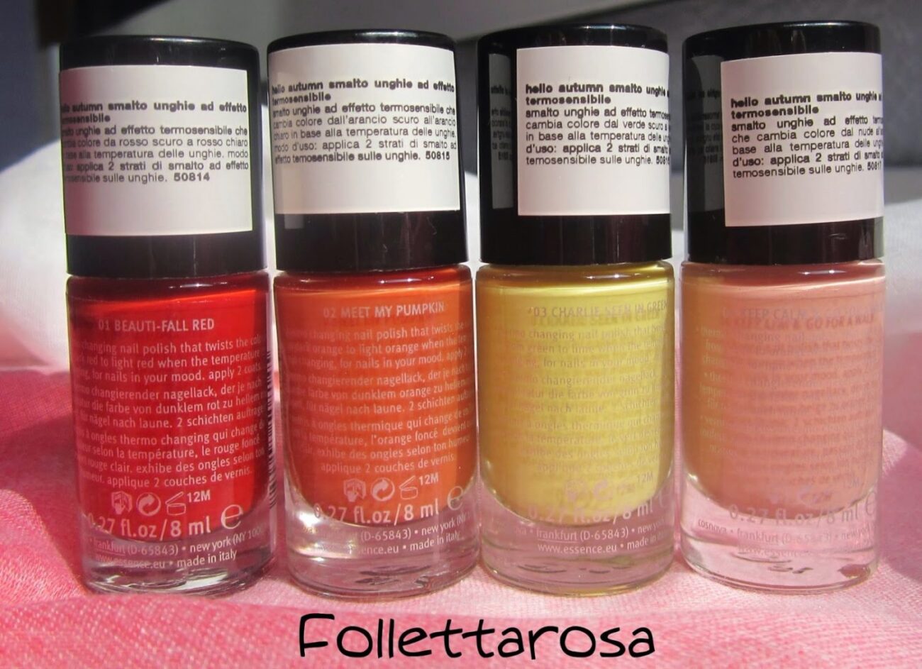 recensione hello autumn smalti essence