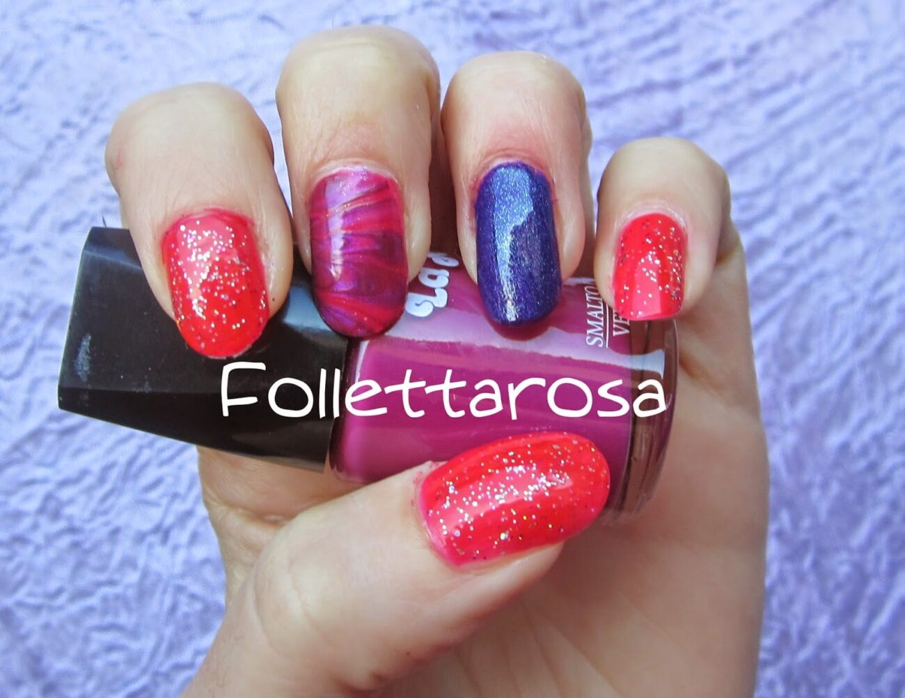 marble nail art 2014