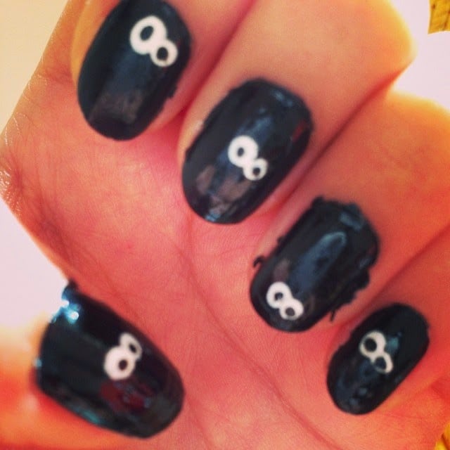 nail art facile halloween