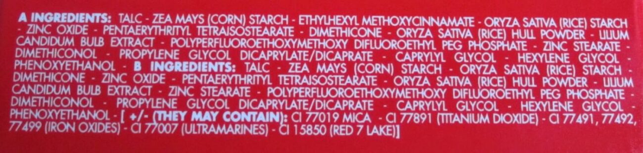 inci fondotinta Pupa extreme matt
