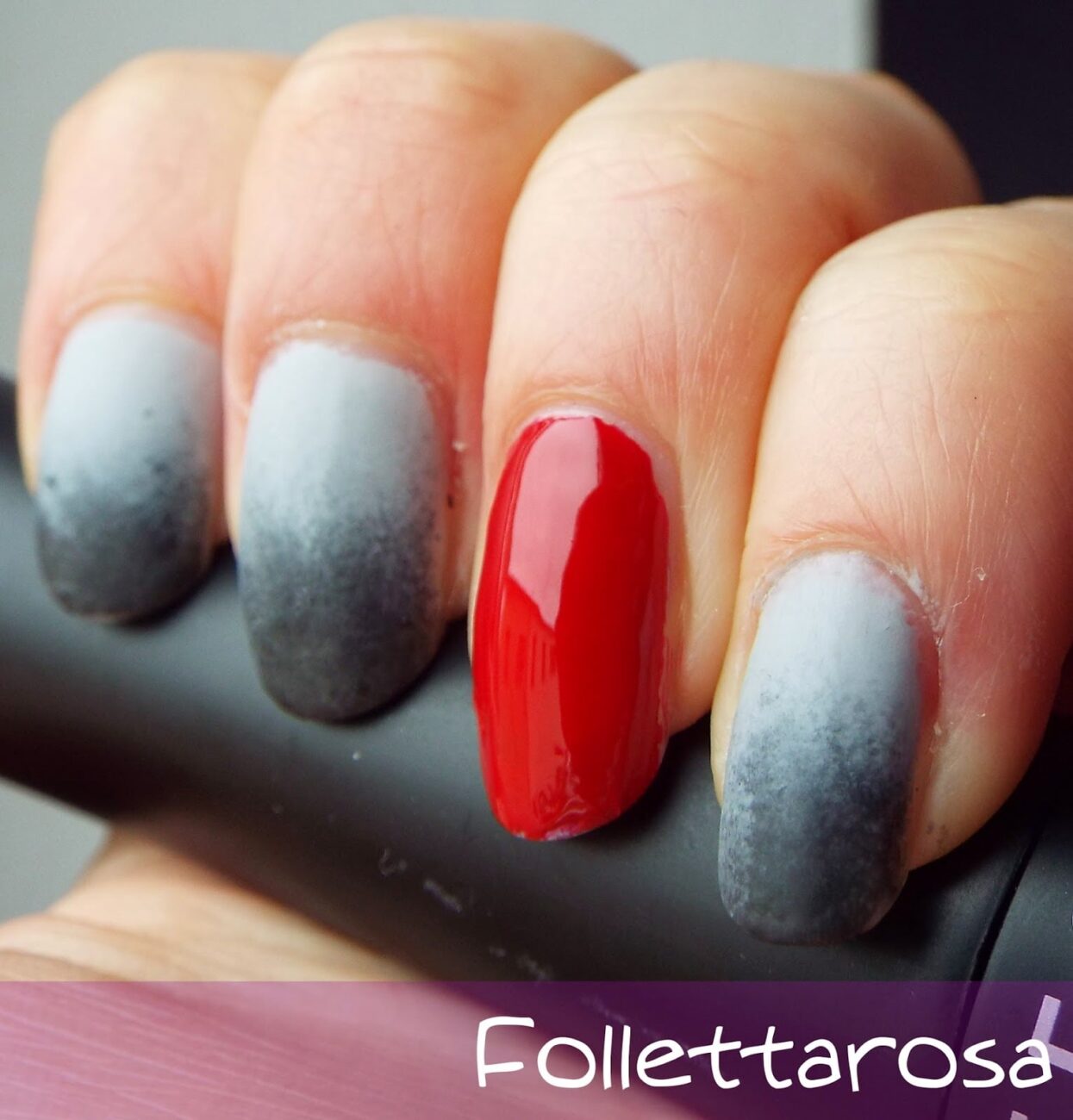 50 sfumature di grigio nail art facile