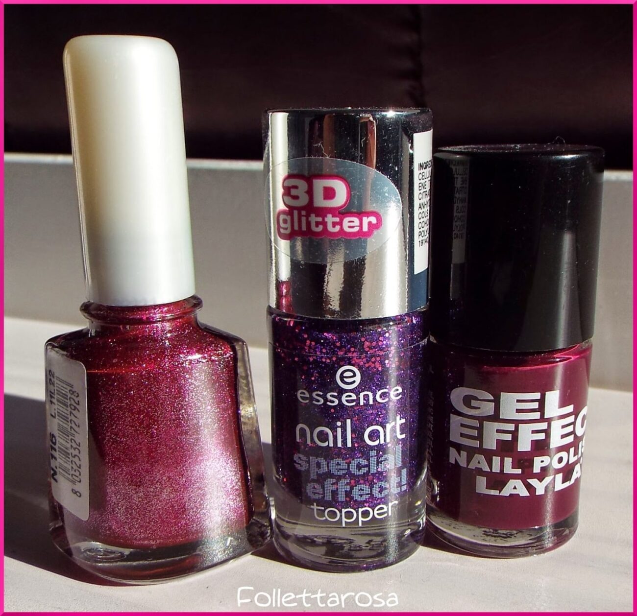 smalto marsala glitter