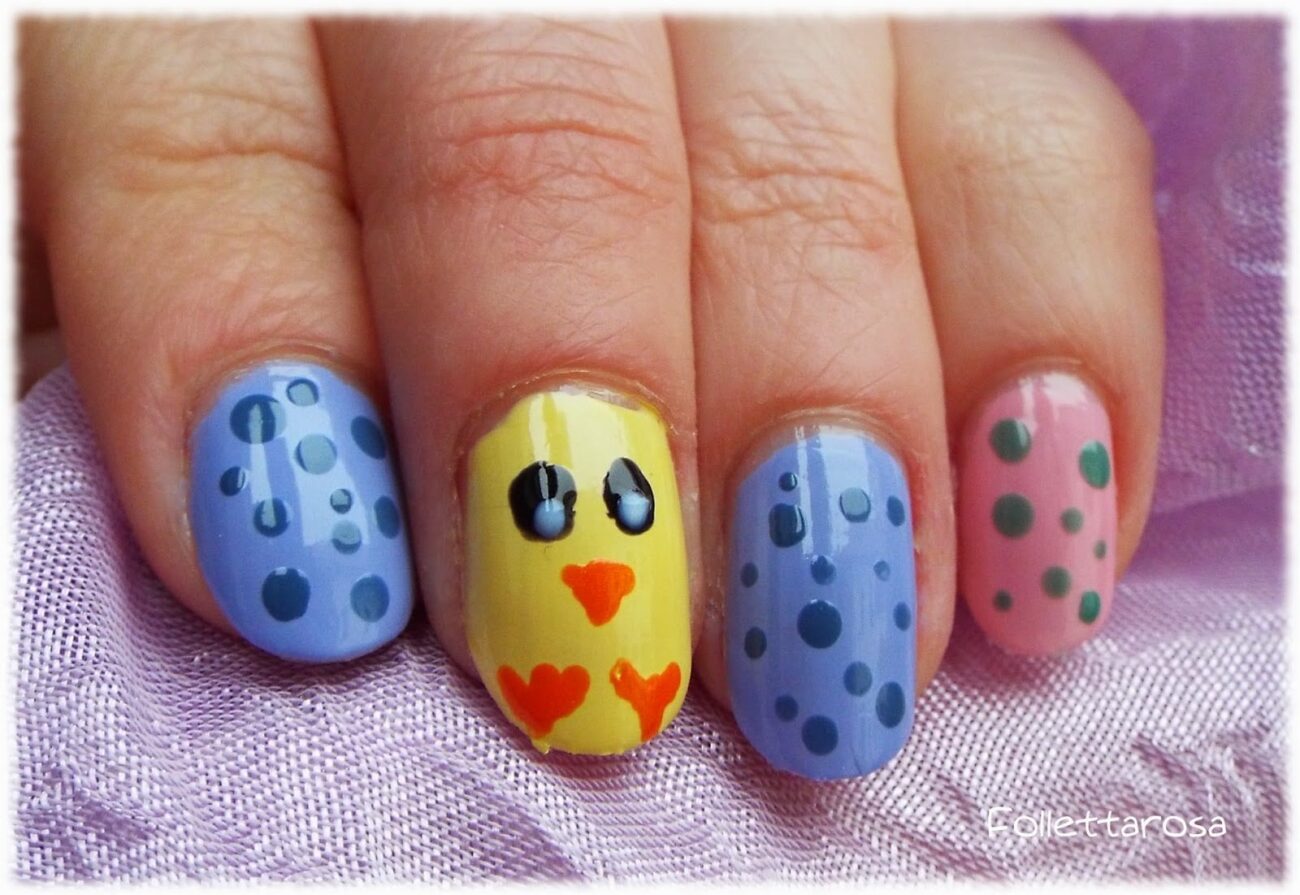 nail art pasqua pulcino