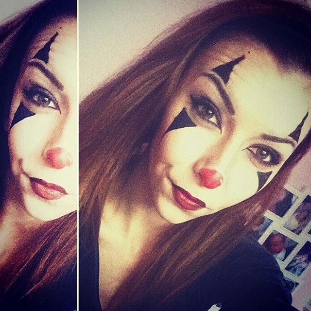 halloween clown make up