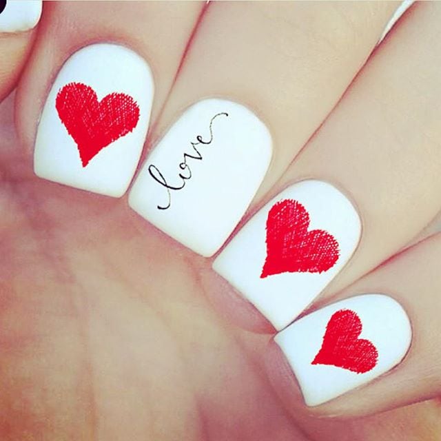 nail art san valentino