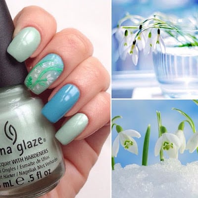 nail-art-azzurro-verde-primavera