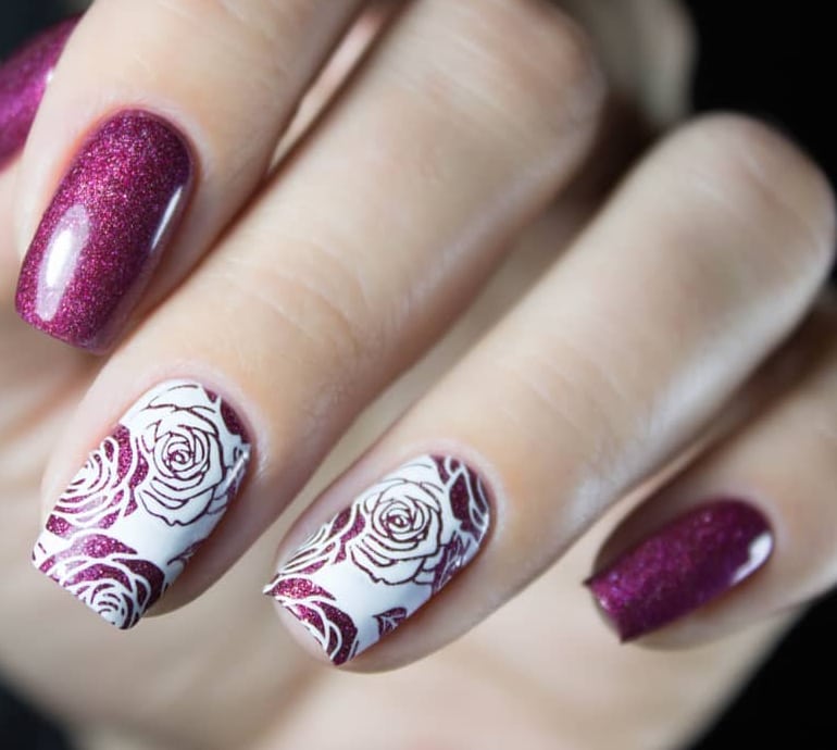 nail-art-fiori-stamp