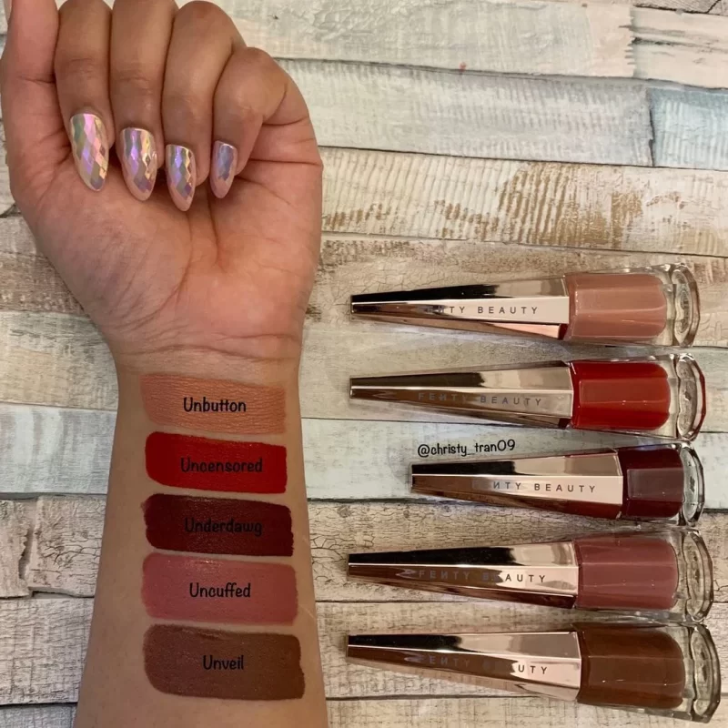 FENTY-BEAUTY-STUNNA-LIP-PAINT-lipstick-swatches