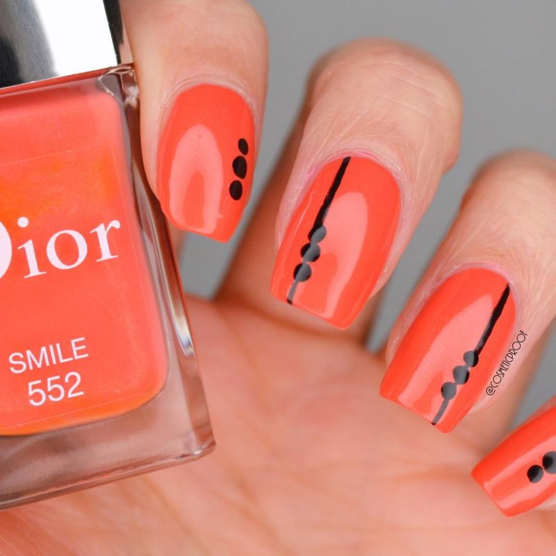 nail-art-arancione