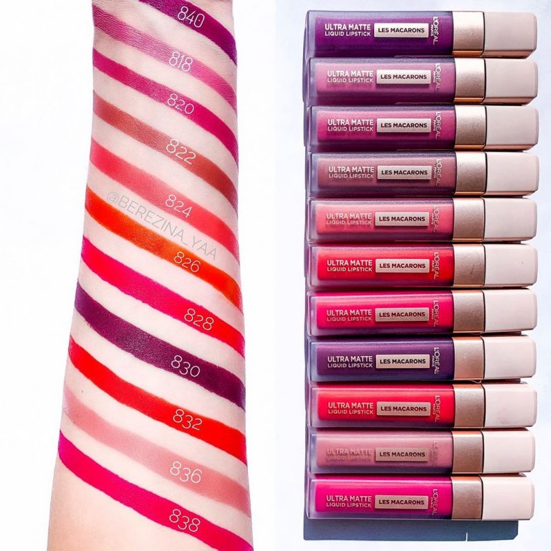 loreal-les-macarons-liquid-lipstick-swatch