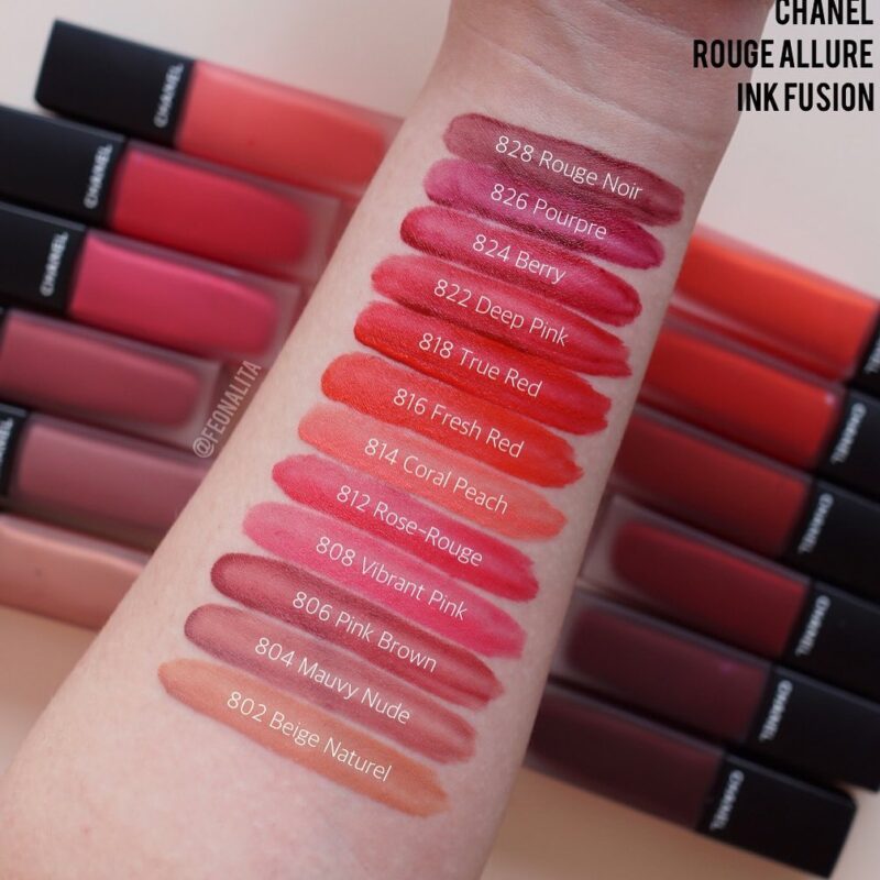 chanel-rouge-allure-ink-fusion-swatches