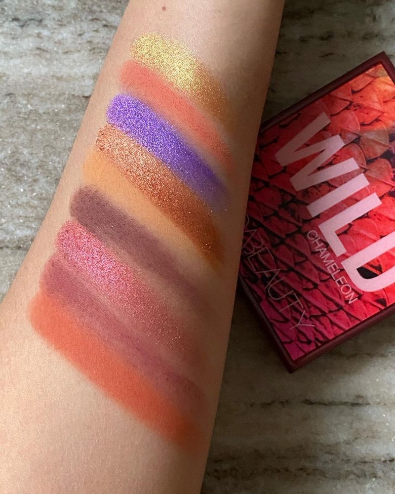 huda-wild-Chameleon-obsessions-palette-swatches