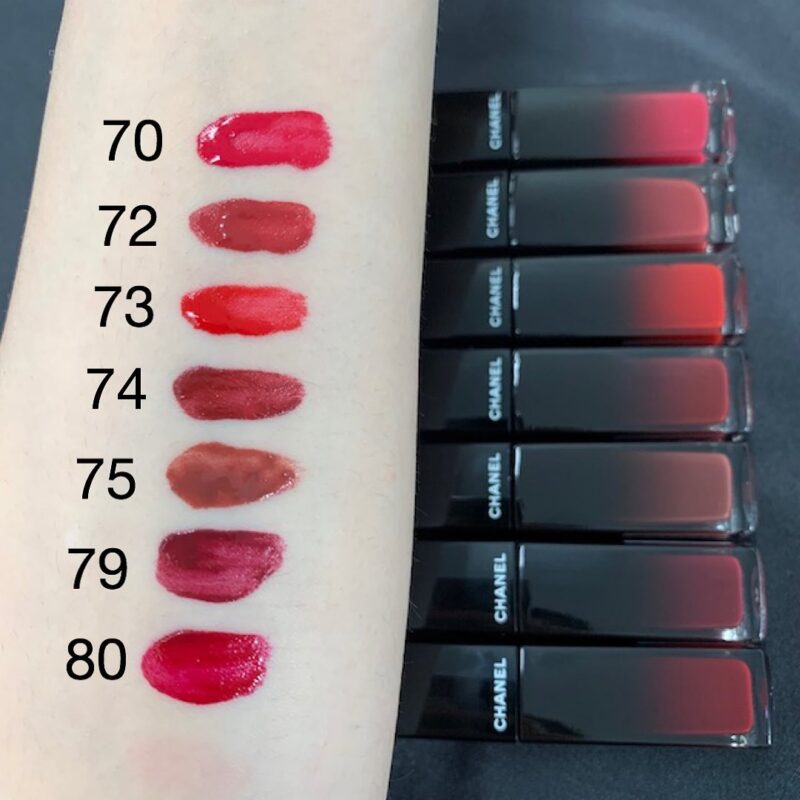 rouge-allure-laque-chanel-swatches