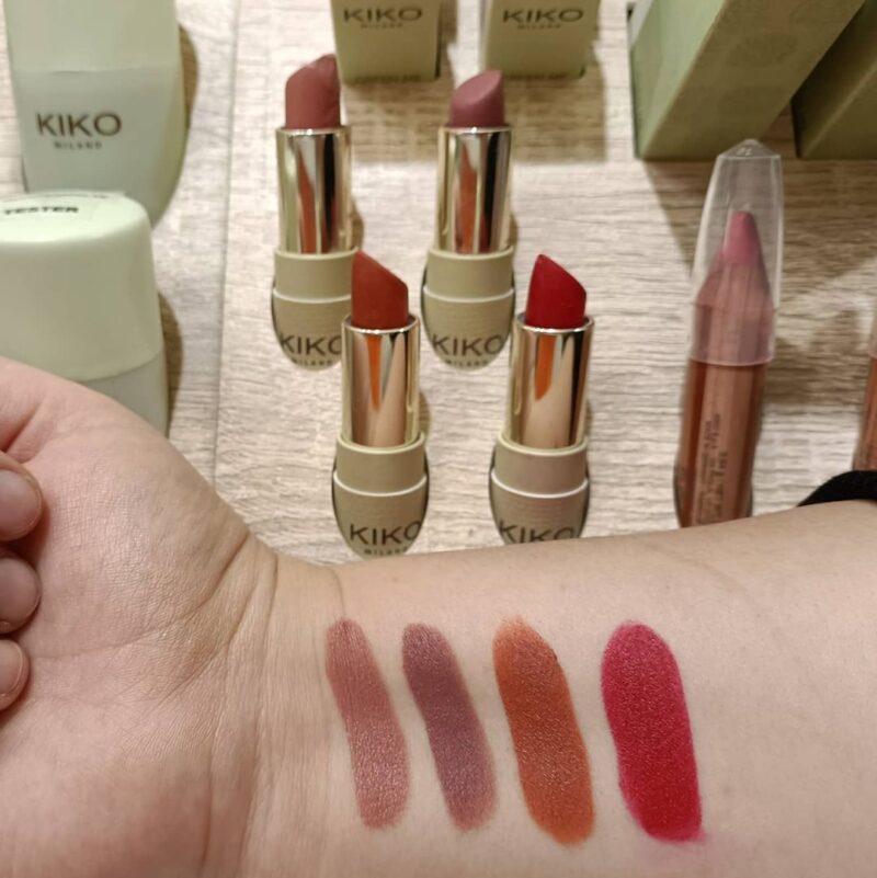 kiko-green-me-creamy-lipstick-swatches