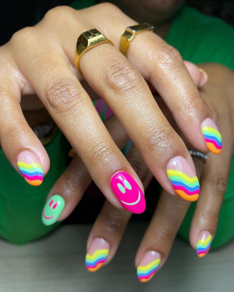 unghie-neon-nail-art