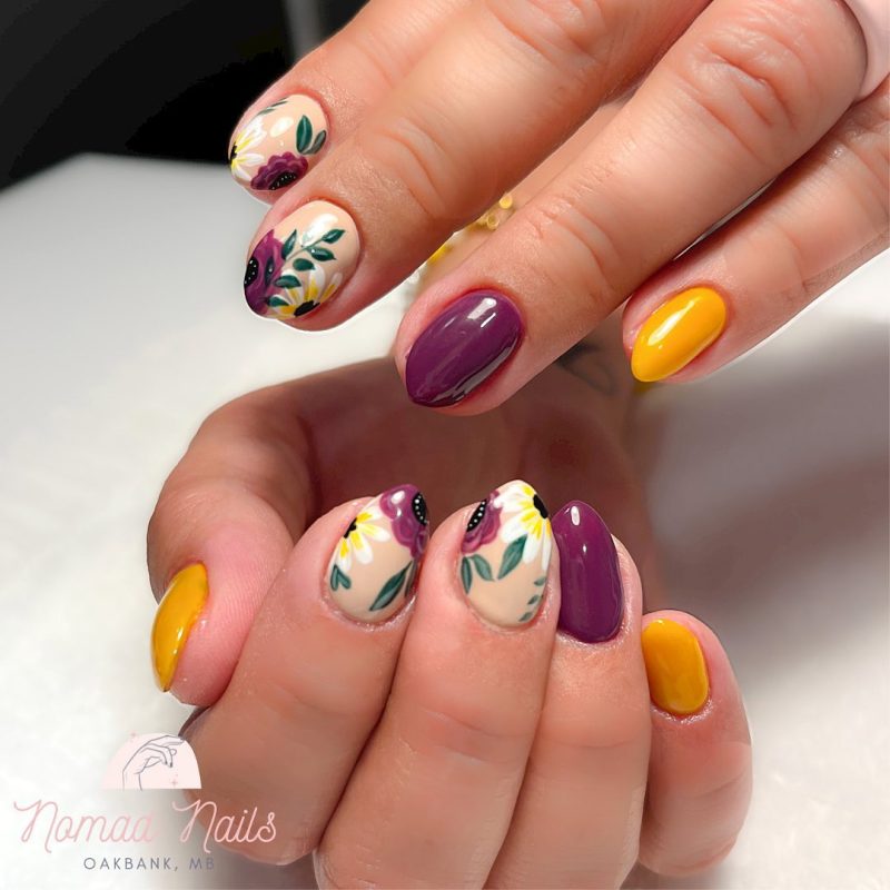 nail-art-floreali-autunno
