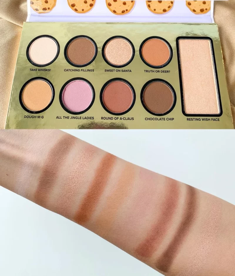 too-faced-chirstmas-bake-shoppe-palette-swatches