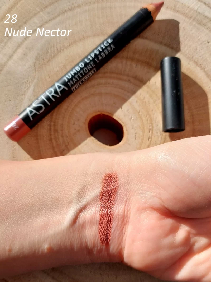 astra-jumbo-lipstick-28-nude-nectar-swatches