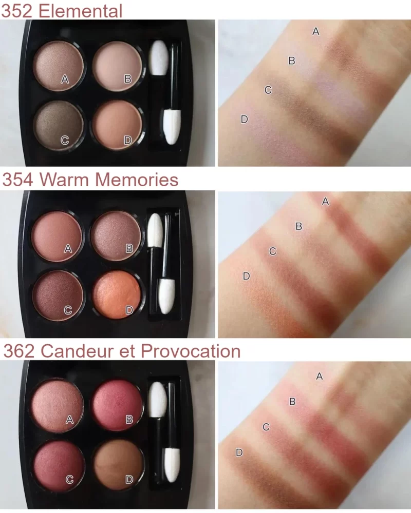 chanel-les-ombres-palette-ombretti-swatches