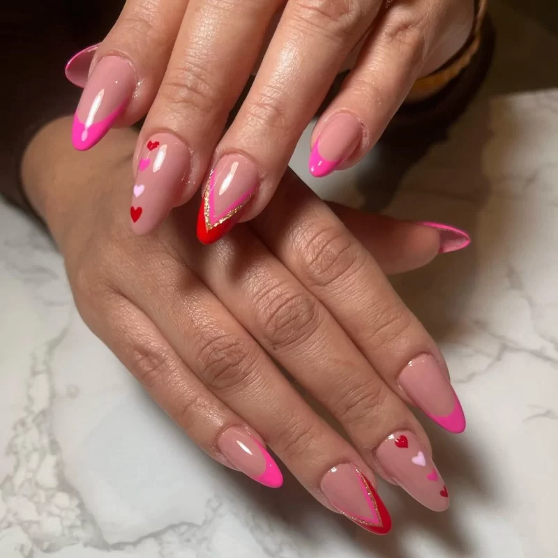 unghie-rosa-idee-nail-art-san-valentino