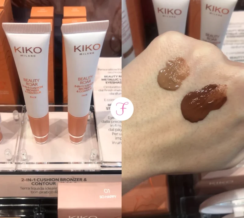 kiko-beauty-roar-2-in-1-cushion-bronzer-contour-swatches