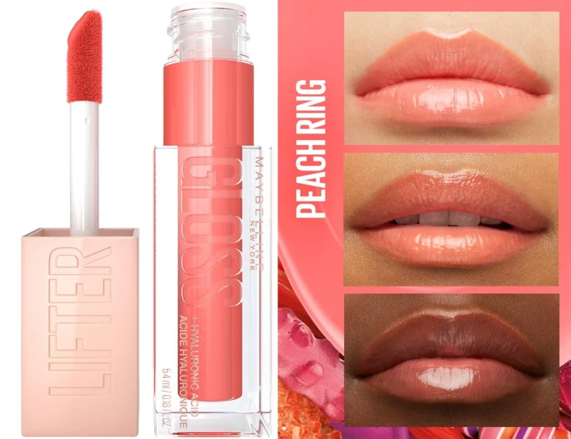 maybelline-lifter-gloss-22-peach-ring-swatches