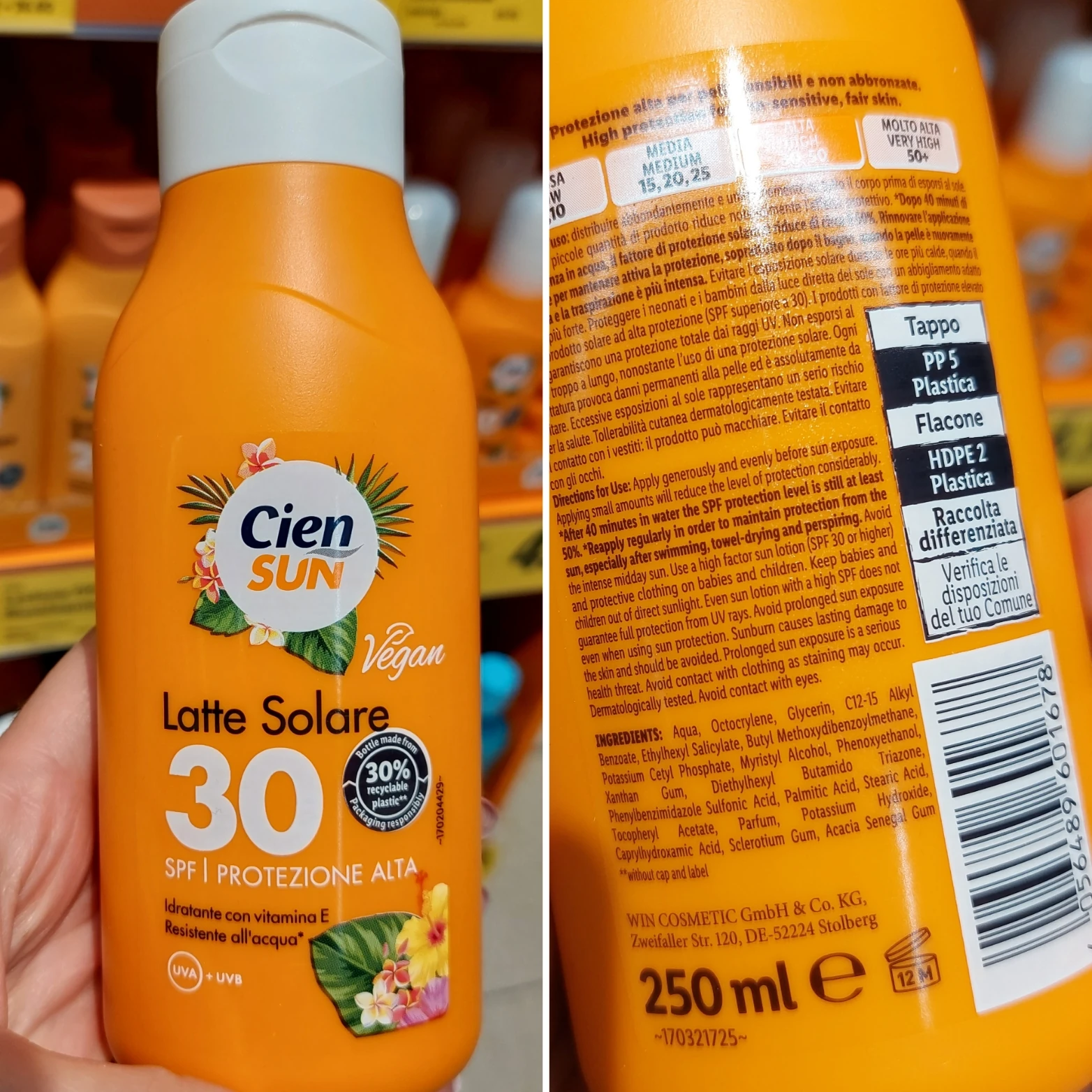 cien-sun-latte-solare-spf-30