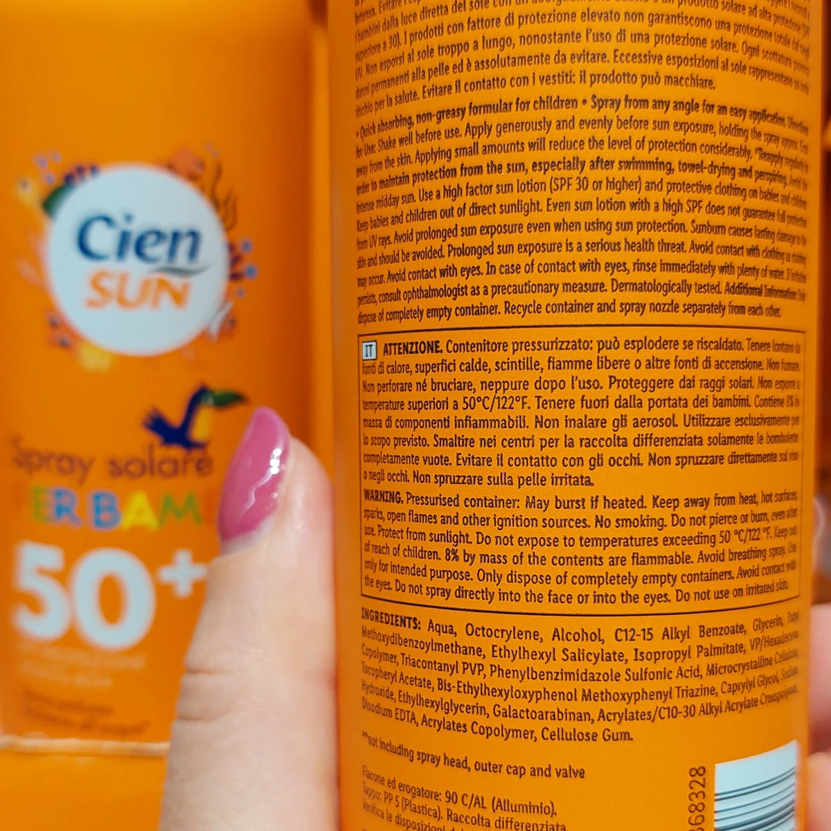 cien-sun-spray-solare-bambini-opinione