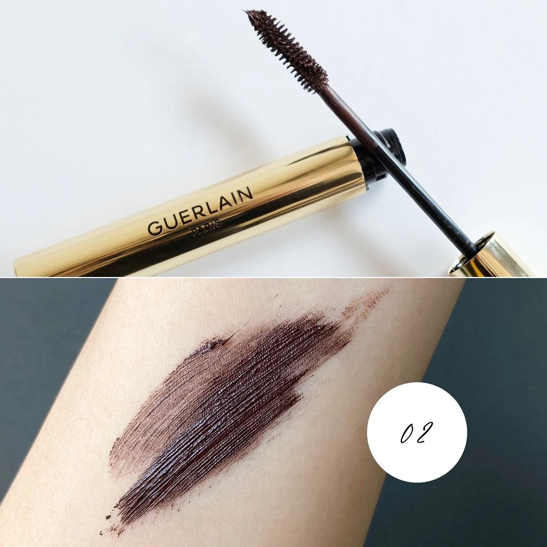 guerlain-noir-g-mascara-courbe-volume-intense-02-brown-swatches