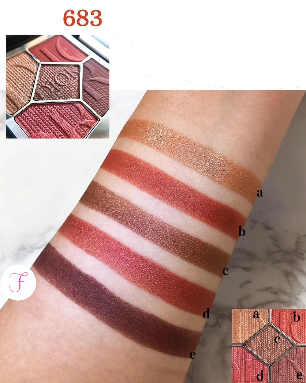 dior-palette-5-Couleurs-683-rouge-saga-swatches